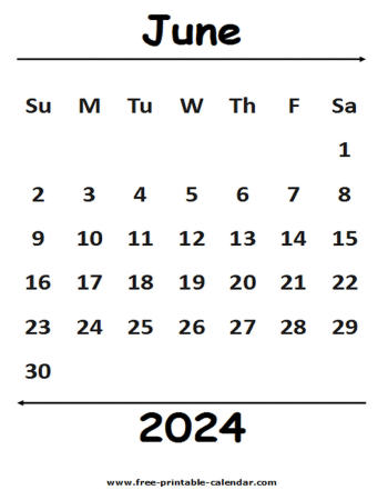 2024 june calendar