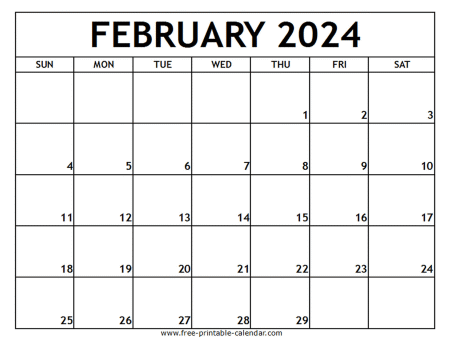 february 2024 printable calendar