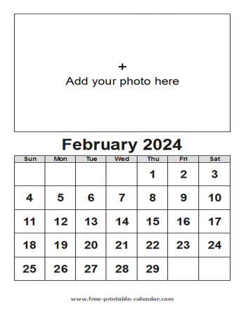 february calendar 2024