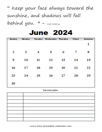 june calendar 2024 printable