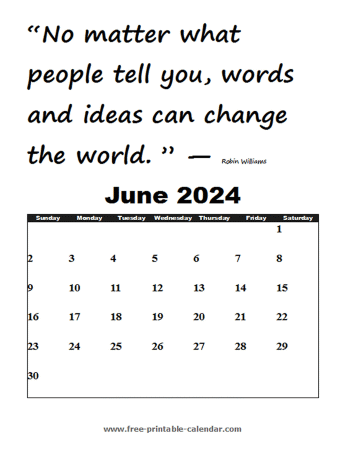 june calendar 2024