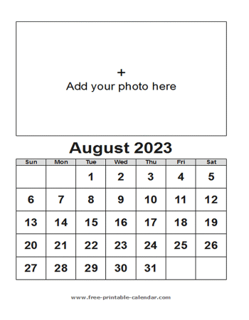 august calendar 2023