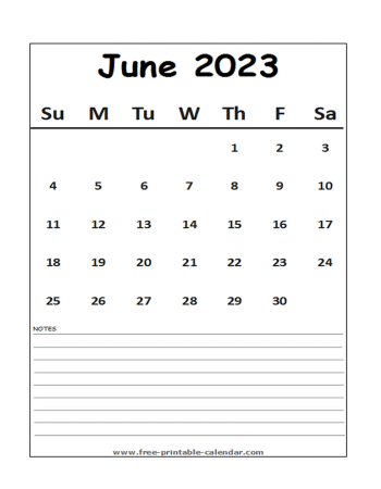 calendar 2023 june