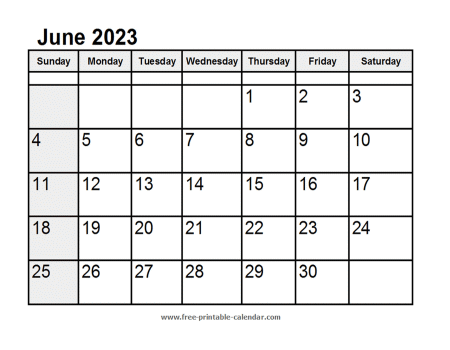 calendar june 2023