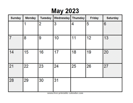 printable may 2023 calendar