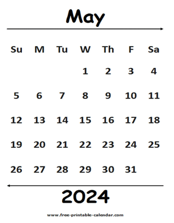 2024 may calendar