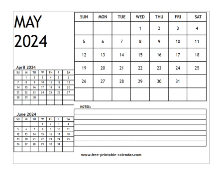 2024 calendar may