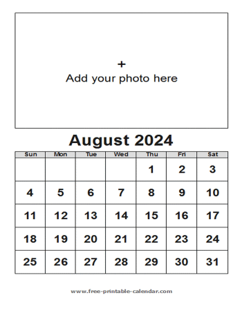 august calendar 2024