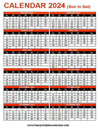 printable calendar 2024