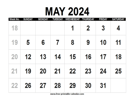 may 2024 calendar