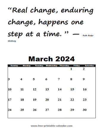 march calendar 2024