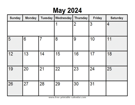 printable may 2024 calendar