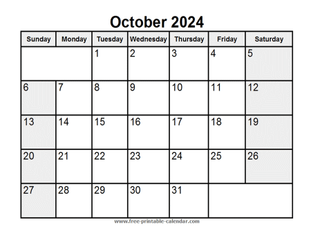 printable october 2024 calendar