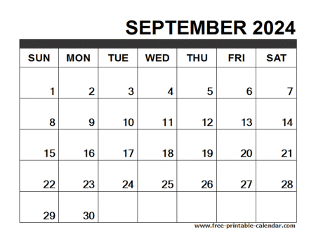 september 2024 calendar printable