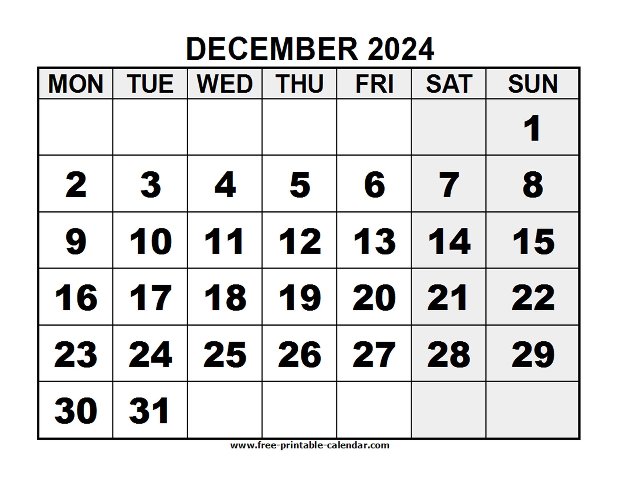 2024 december
