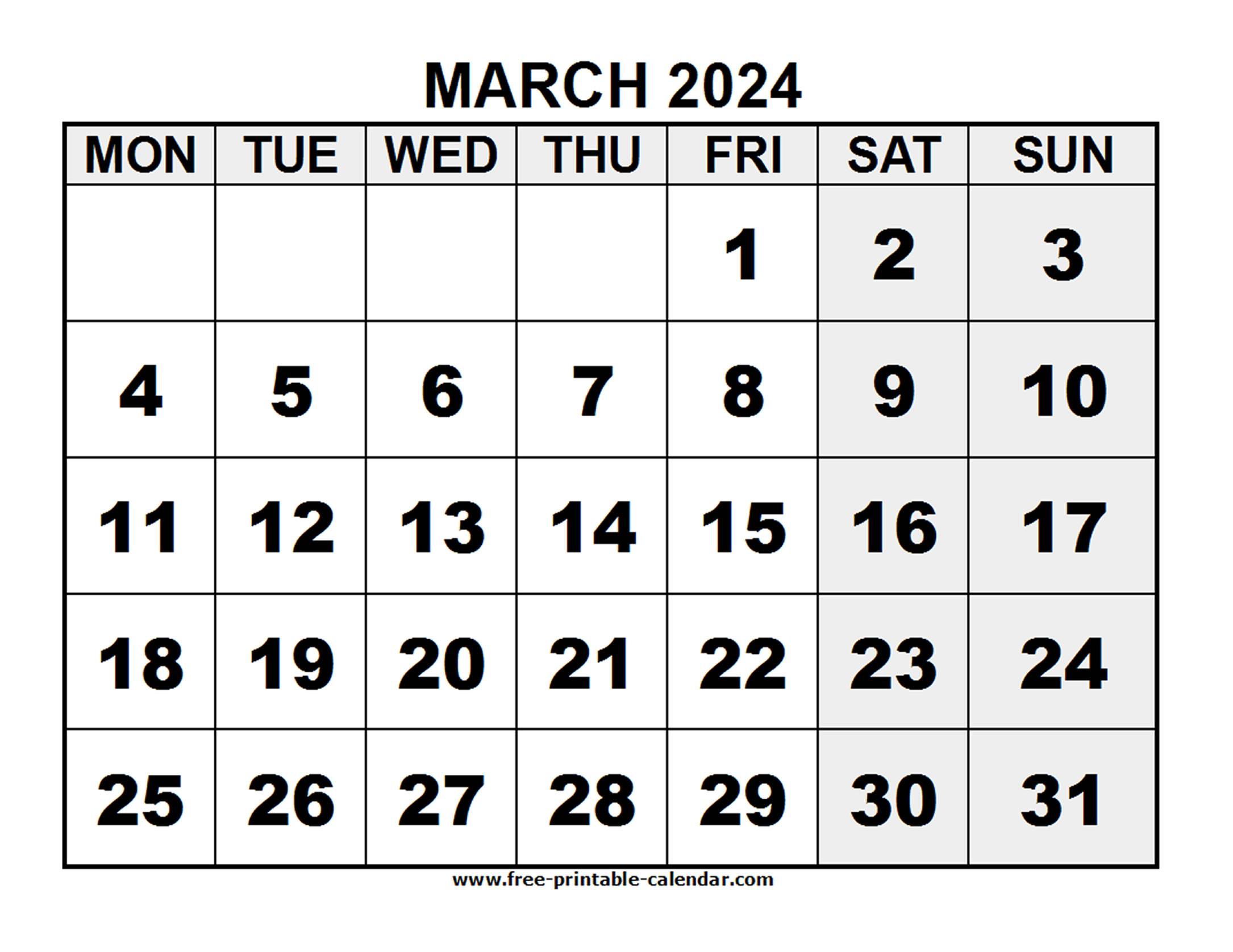 2024 march