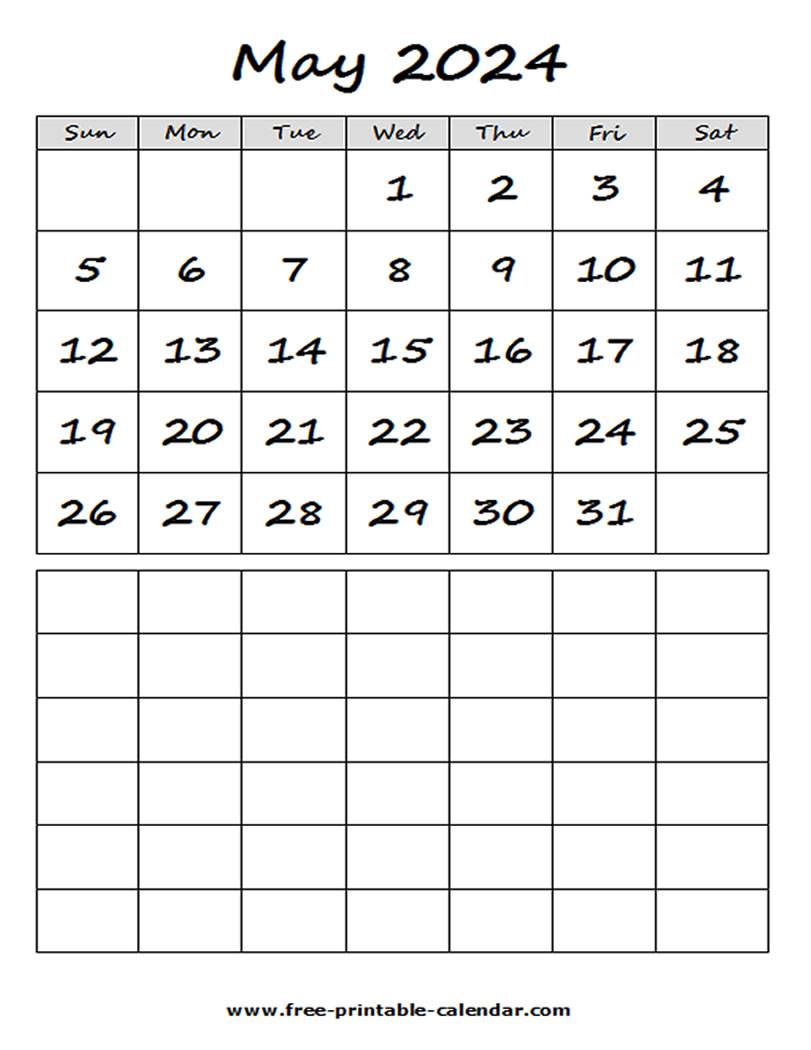 2024 may calendar