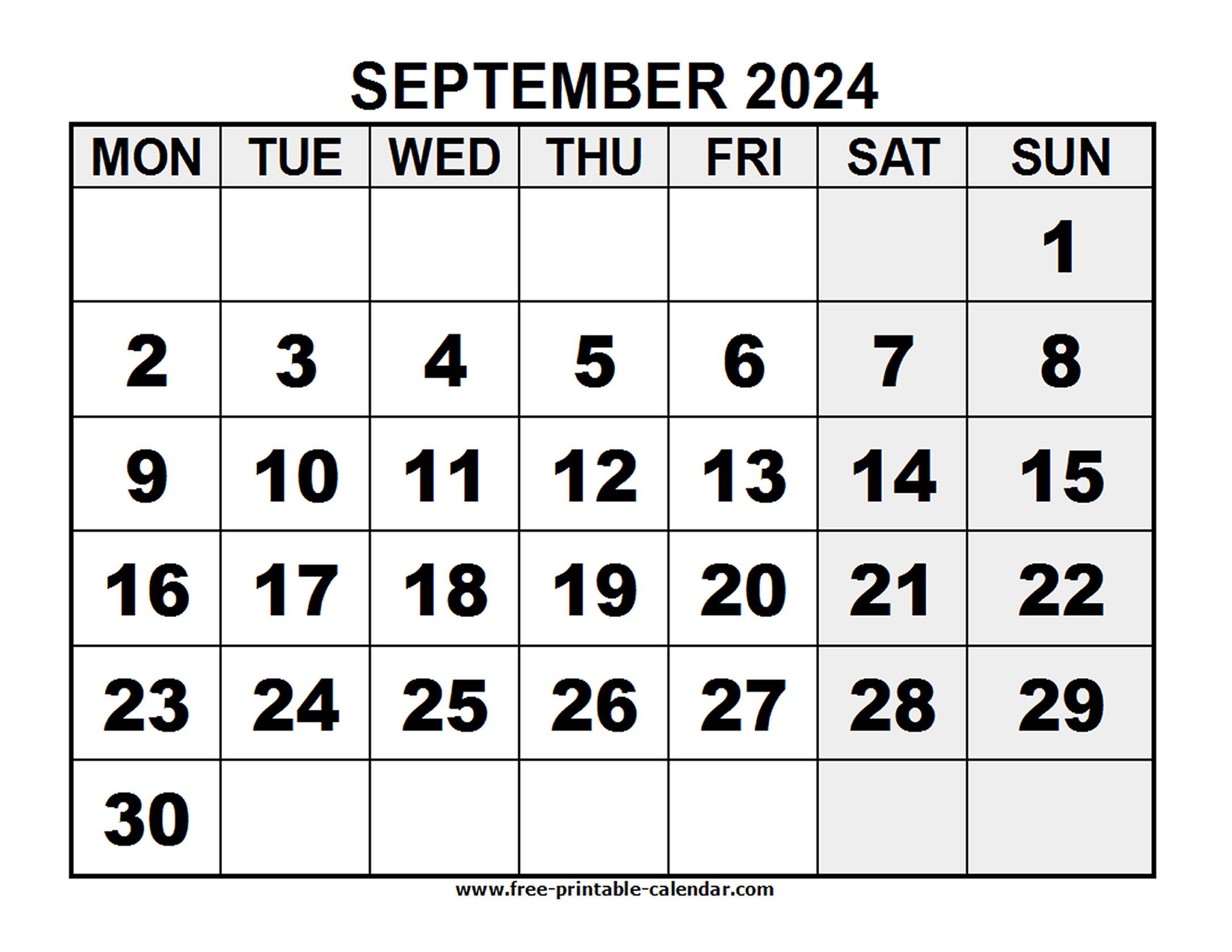2024 september
