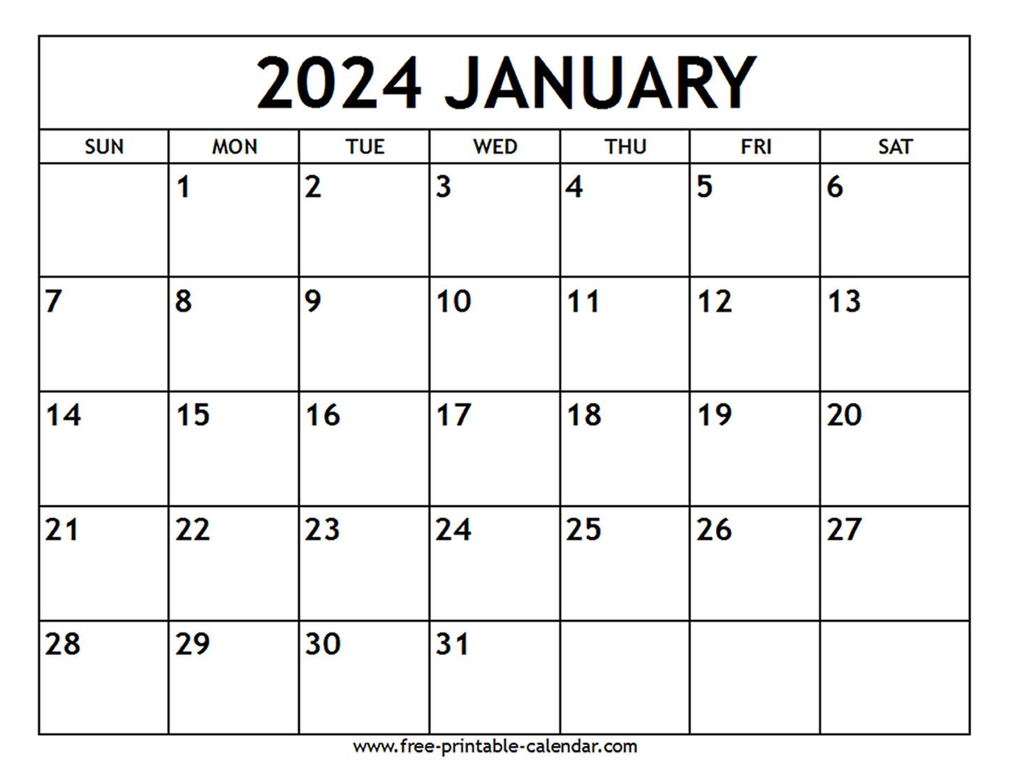 Printable January 2024 Calendar Pdf Free cynde christal