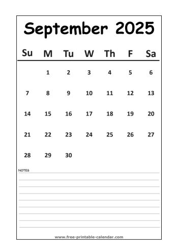 calendar 2025 september