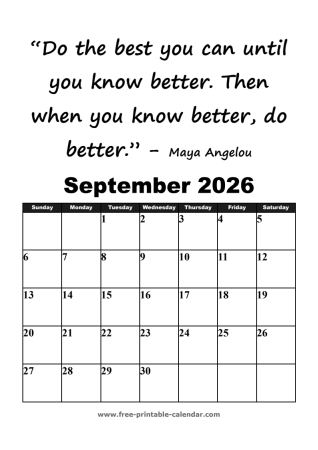 september calendar 2026